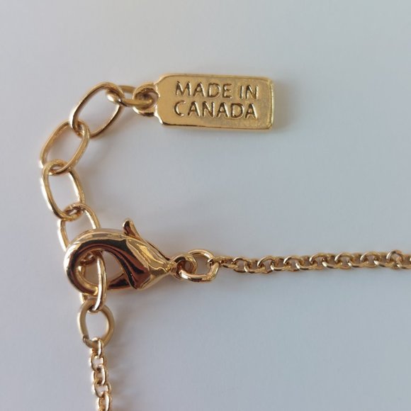 2/$30 FOXY GOLD DIAMOND NECKLACE - Picture 3 of 4